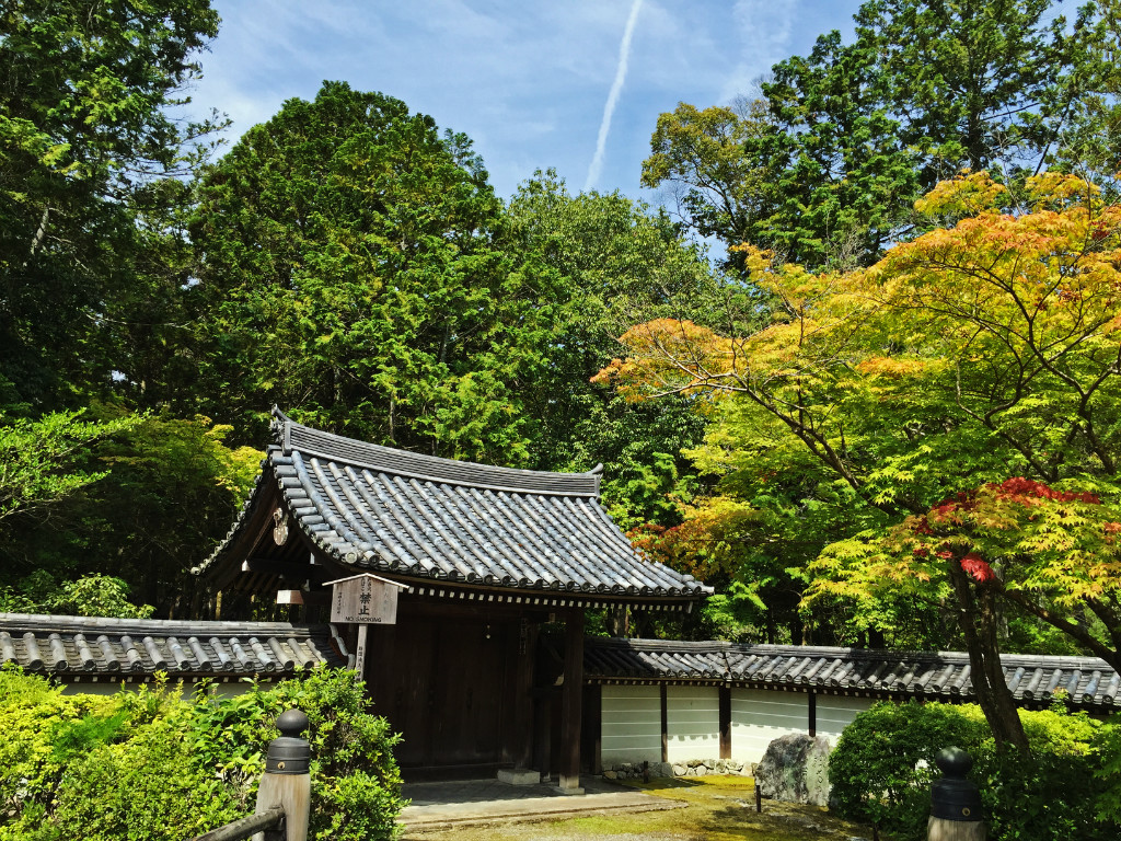 西芳寺偏门